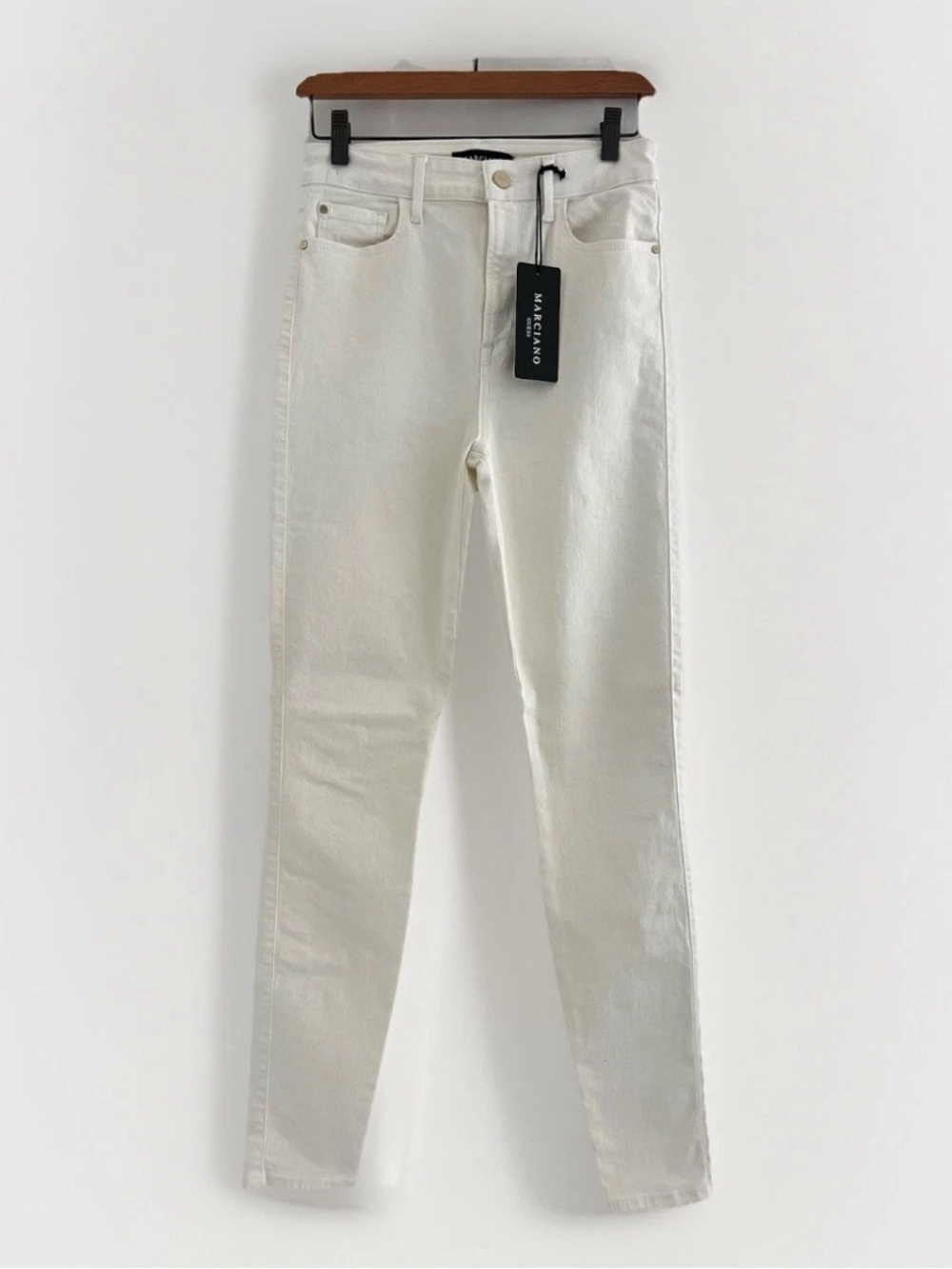 NWT Guess by Marciano Women's Optic White Stiletto No 97 Skinny Jeans 28